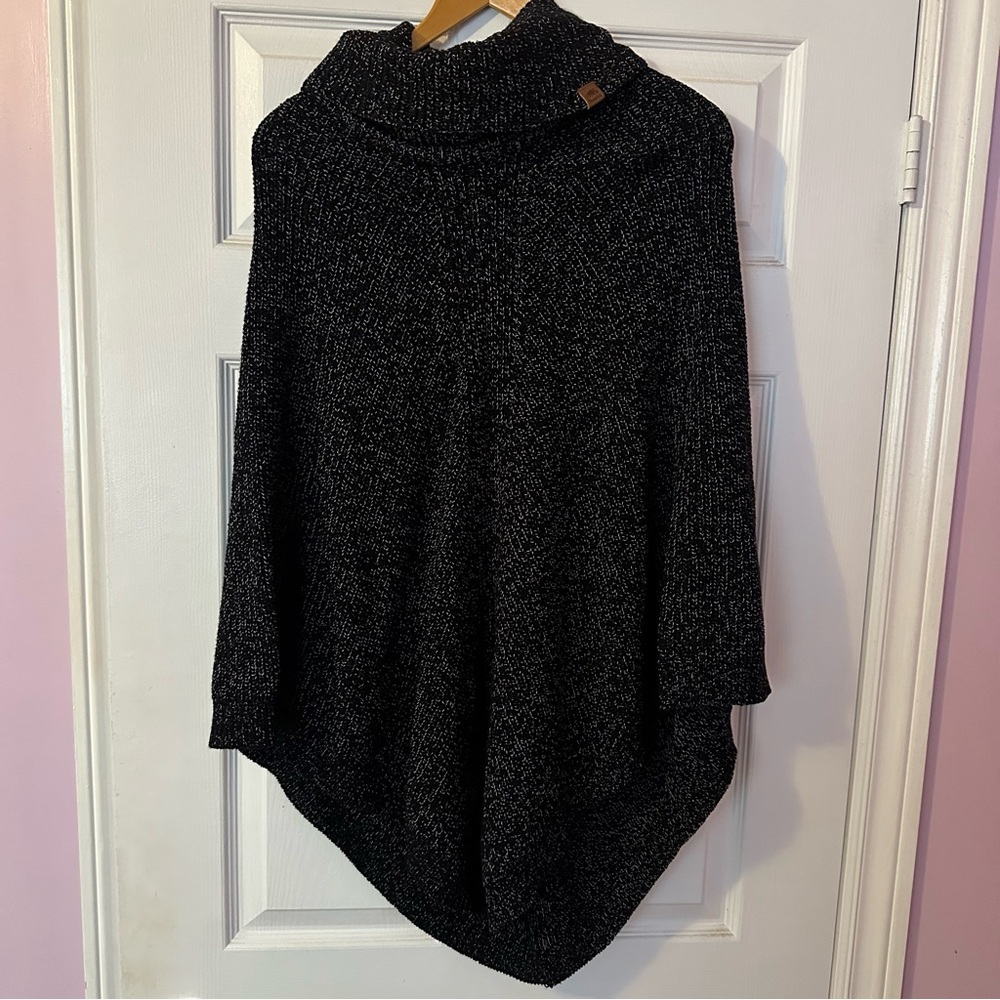 Roots Knit Poncho Sweater